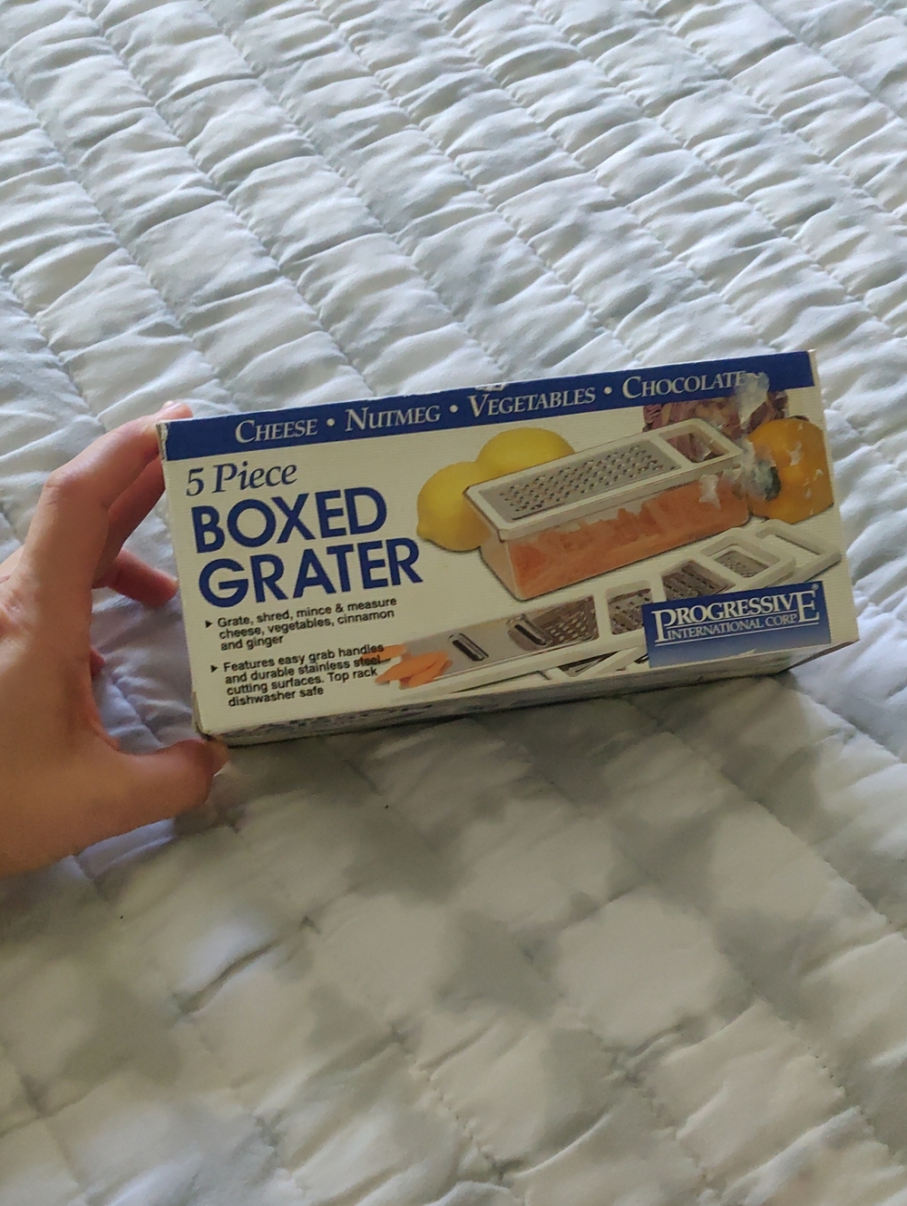 New! Vintage Progressive 5 Piece Boxed Grater Set Kitchen Y2K Cottagecore Retro